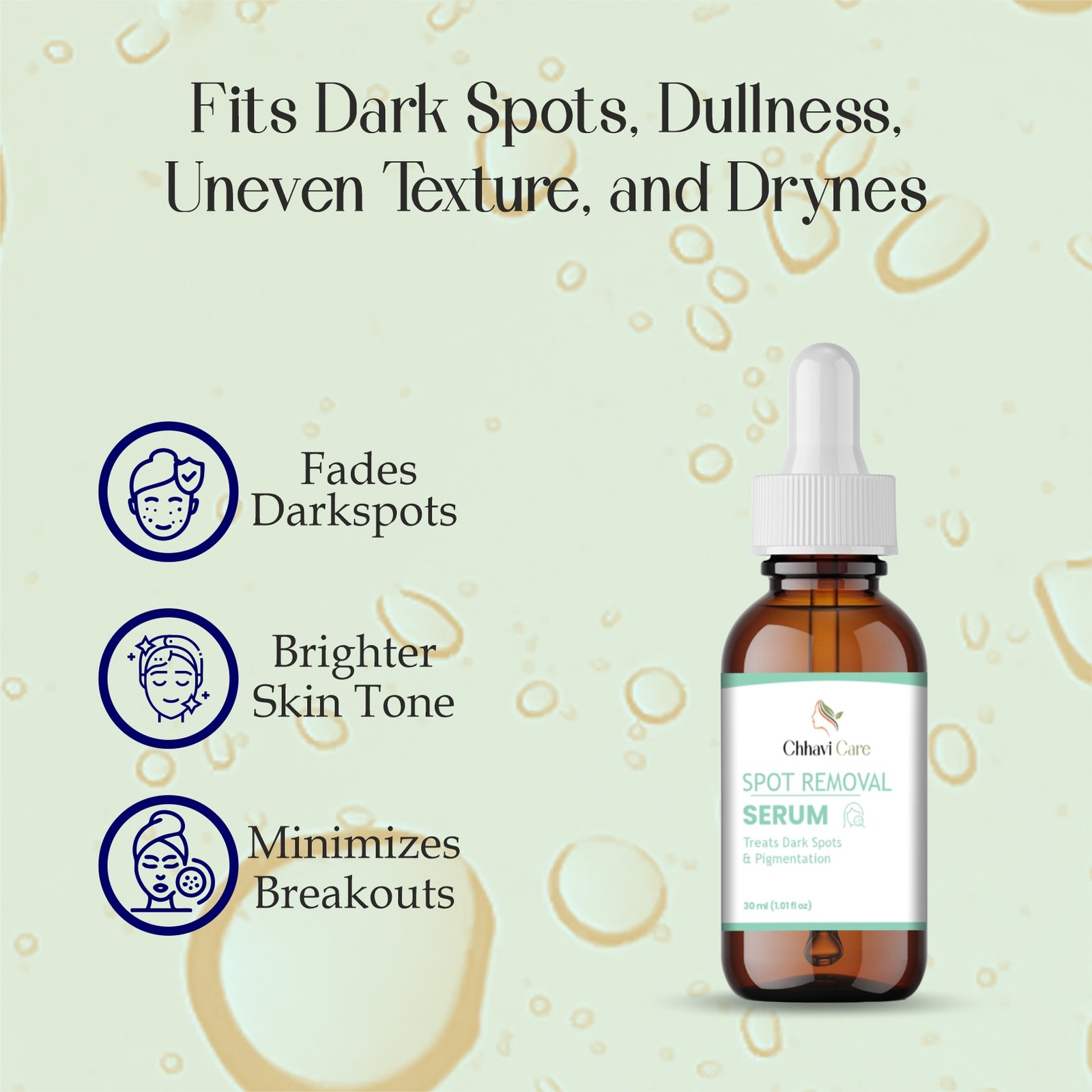 Chhavi Care Spot Removal Face Serum – Dark Spot & Pigmentation Treatment (30ml) - Image 4