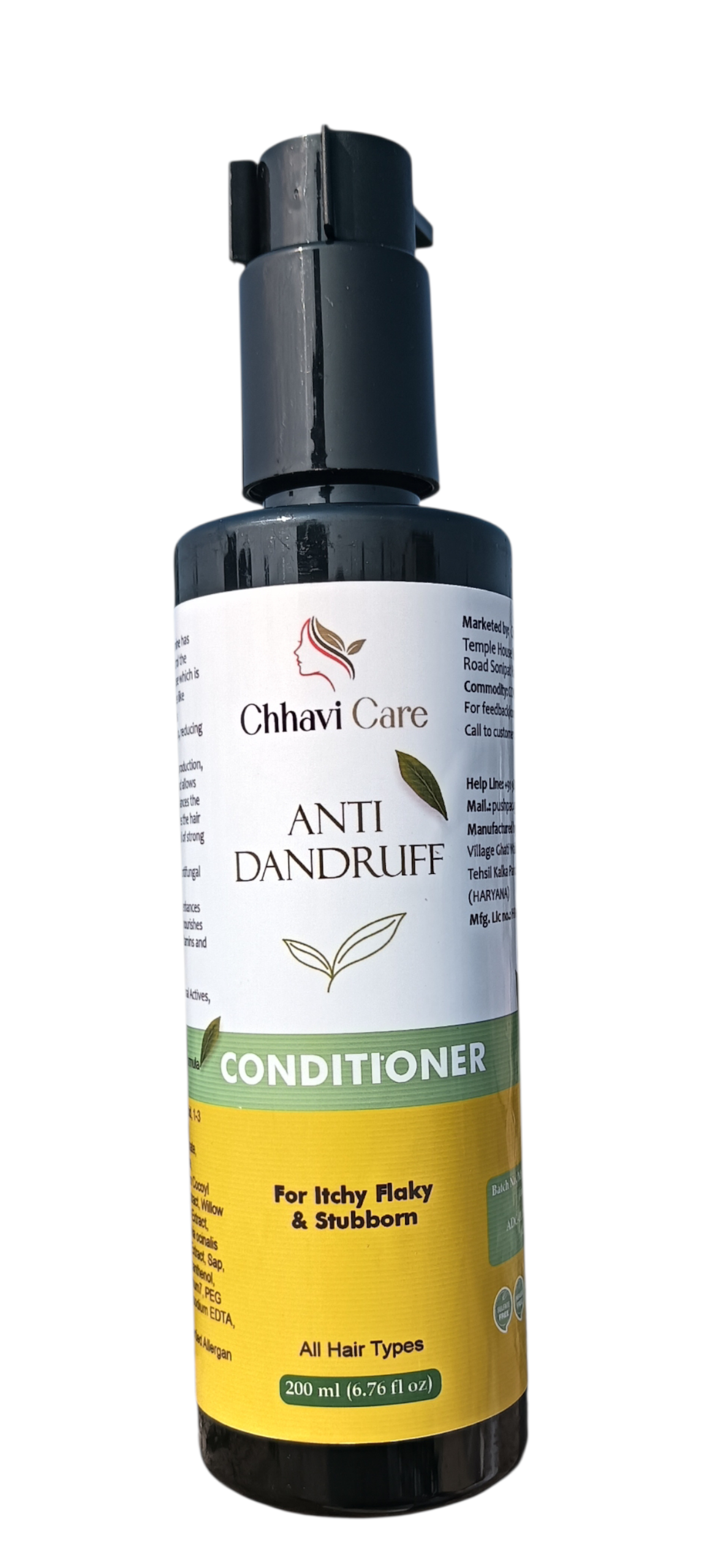 Chhavi Care Anti Dandruff Conditioner – Itchy Flaky Scalp Care (200ml)