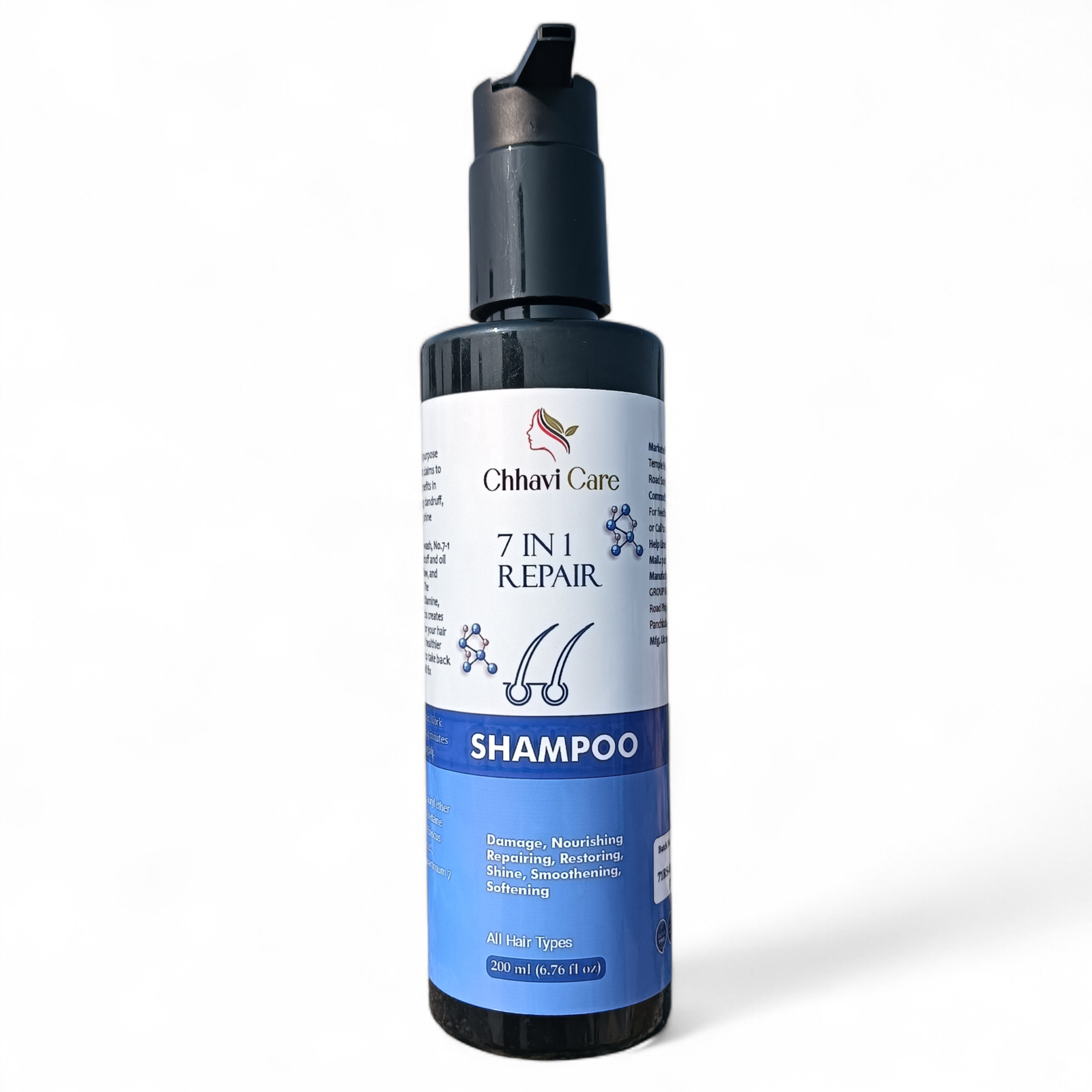 Chhavi Care 7 in 1 Repair Shampoo – Damage Control & Hair Strengthening (200ml)